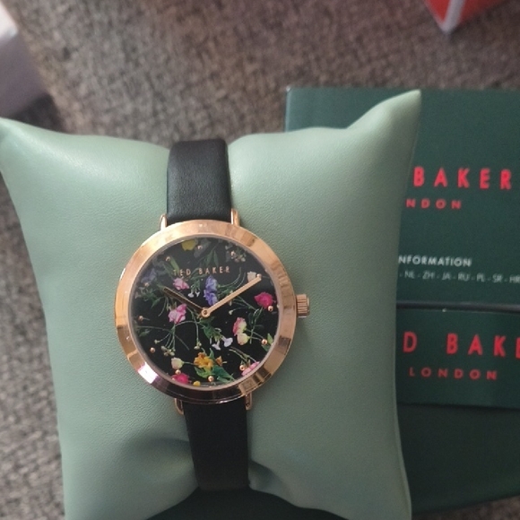 Ted Baker Rose Gold Floral Watch - Picture 3 of 6